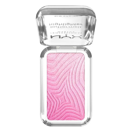 NYX PROFESSIONAL MAKEUP Buttermelt Highlighter, Powder Highlighter Makeup, With Up to 12H Wear and High Impact Glow - 15 U Butta Werk (Frosty Pink)