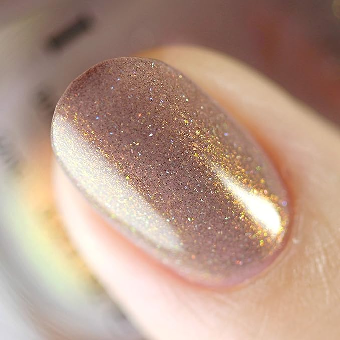ILNP Quicksand - Refined Warm Taupe Holographic Nail Polish
