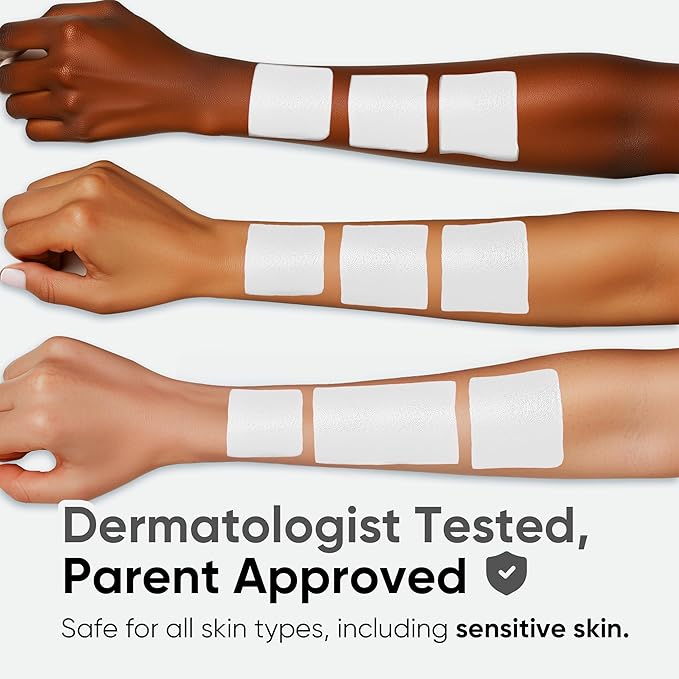 Blue Squid PRO White Face Paint Stick - Waterproof Body Paint for Adults & Kids Eye Black Baseball, Softball - Vegan Hypoallergenic Twist-Up Non-Toxic Makeup Stick for Cosplay, Sports & SFX