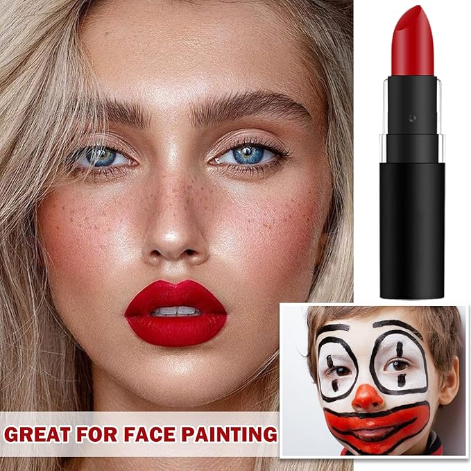 CAHIUYOA Red Eye Black Stick for Sports,Professional Eyeblack Sports Football Baseball Softball Red Eye Black Face Body Paint Stick Makeup