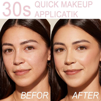 4-in-1 Magic Neutral-Tone Concealer | Korean Hydrating Full Coverage Foundation | Waterproof Color Balancer & Imperfection Eraser (#1 Fair)