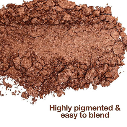 Palladio Baked Bronzer, Highly Pigmented and Easy to Blend, Shimmery Bronzed Glow, Use Dry or Wet, Lasts all day long, Provides Rich Tanning Color Finish, Powder Compact, Illuminating Tan