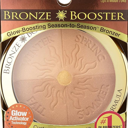 Physicians Formula Bronze Booster Glow-Boosting Season-to-Season, Customizable Seasonal Glow Glow, Lasting Tan Boost, Hypoallergenic Powder, Cruelty-Free & Hypoallergenic- Light-to-Medium
