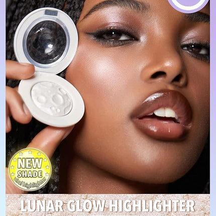 SHEGLAM Lunar Glow Highlighter, Silky Creamy Eyeshadow-Vanilla Frost, Shimmery Finish, Vanilla Frost