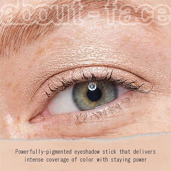 about-face Shadowstick – Long-Wear Cream Eyeshadow Stick – Matte & Pearly Finishes – Vegan, Cruelty-Free, Clean Beauty – 0.049 oz (Miracle Mimosa)