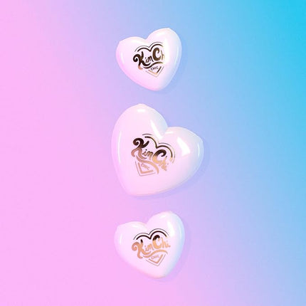 KimChiChic Beauty Mini Pearl Gone Wild Highlighter - Pressed Shimmer Powder for Face & Body, Iridescent Glow, with Mirror, Cruelty Free, Hope Blue Iridescent 0.17oz