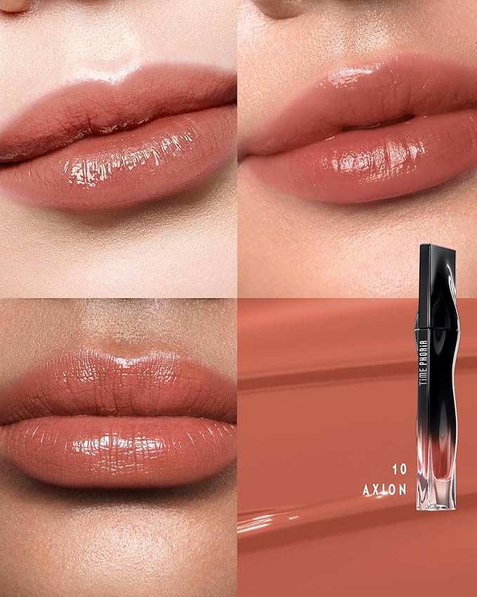 STELLAR DUST LIP STAIN-Long Lasting, Waterproof and Transferproof Lip Tint, Glossy Finish Lip Gloss, Lightweight Lipstick, High Coverage, Vivid Color (10)