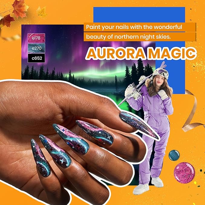 beetles 85 Pcs Gel Nail Polish Kit with UV Light - 35 Colors Gel Polish Set Travel Diary All in One Manicure Kit with Nails Tips and Base Top Coat Soak Off Home DIY Salon Gifts for Women Teens Girls