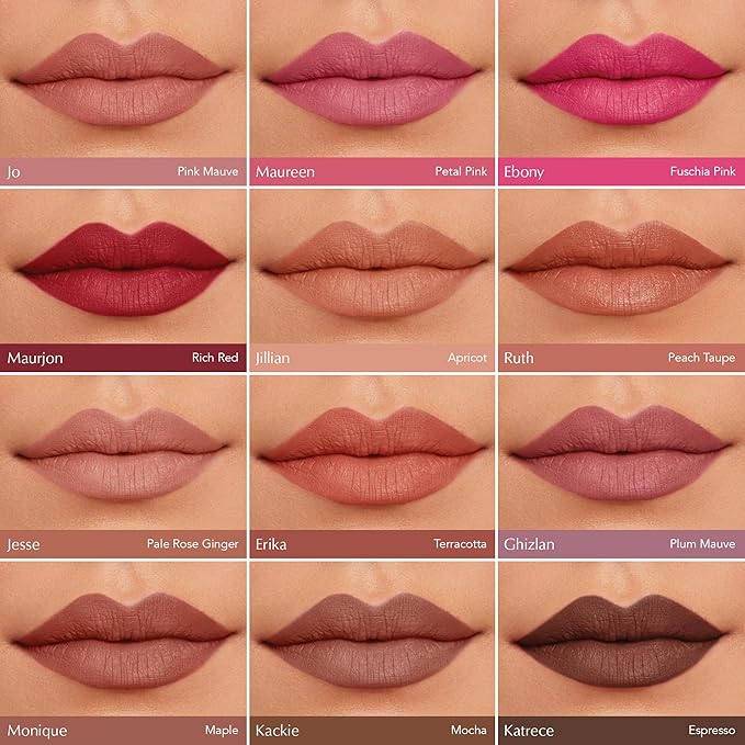 Thrive Causemetics Lip Filler Long-Wearing + Plumping Lip Liner, Shea Butter Hydrating Lip Plumper Retractable Lip Liner Pencil, Built In Sharpener, Vegan & Cruelty Free, Ebony (Fuchsia Pink)