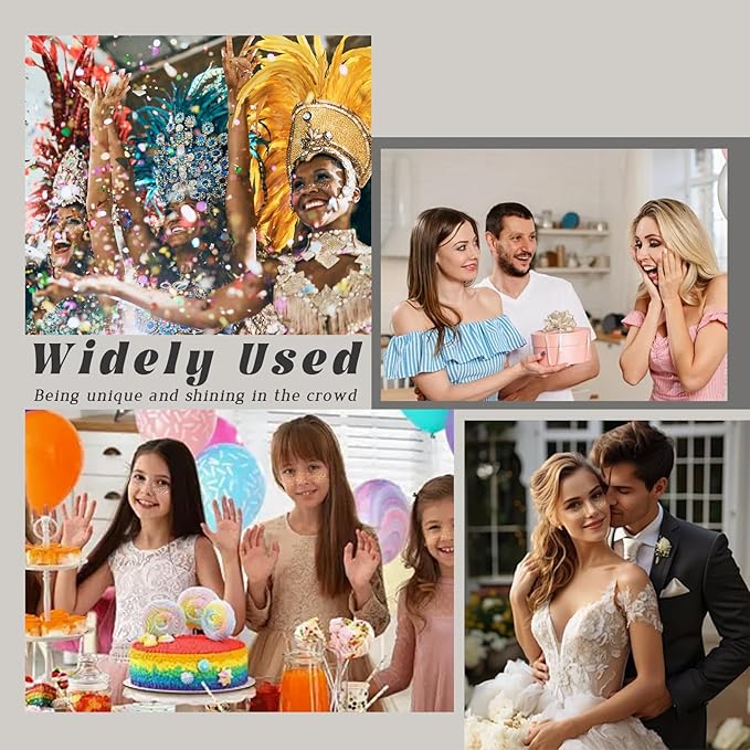 6 PCS Glitter Freckles Face Tattoo, Gold&Silver Waterproof Face Sparkle Glitter Speckles Patches for Women, Cute Star Metallic Glitter Temporary Tattoo Makeup Accessories for Festival #Set A