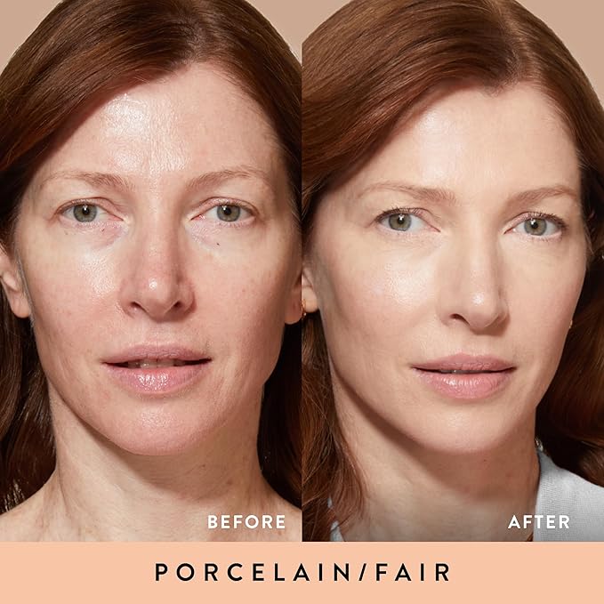 LAURA GELLER NEW YORK Quench-n-Tint Lightweight Tinted Moisturizer, Porcelain/Fair - Sheer to Light Buildable Coverage - Natural Glow Finish - Lightweight Formula - Hydratant Teinte