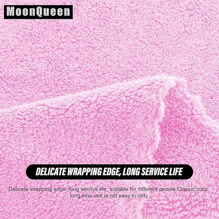 MOONQUEEN Ultra Soft Premium Washcloths Set - 12 x 12 inches - 72 Pack - Quick Drying - Highly Absorbent Coral Velvet Bathroom Wash Clothes (Frozen Berry)