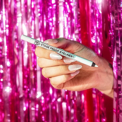 Kimchi Chic Beauty Stage Proof Eyeliner, Waterproof & Smudge-Proof Creamy Pigmented Pencil, Ultra Creamy, Long-Lasting Liner with Jojoba Oil & Shea Butter, Vegan & Cruelty-Free, 03 Pure White