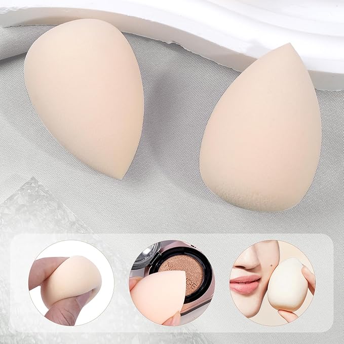 MAANGE 9 PCS Makeup Brush Set Foundation Brush Double Makeup Brushes for Blending Liquid Powder Concealer Cream Blush Buffe Contour Make up Brush Kit (Gold)