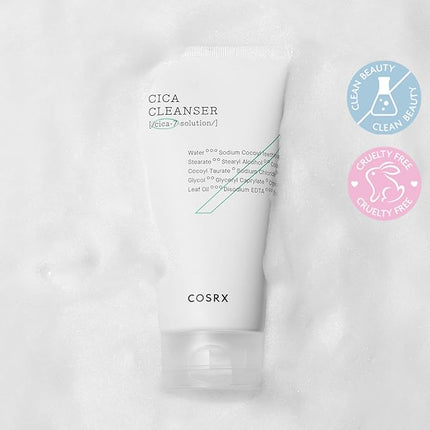 COSRX Pure Fit Cica Cleanser, 5.07 fl.oz / 150ml | Centella | Cruelty Free