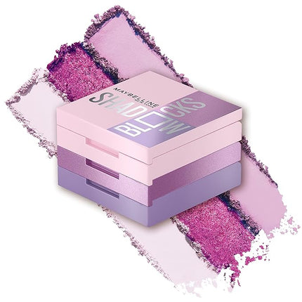 Maybelline New York Shadow Blocks Shadow Blocks Eyeshadow Palette, Stacked Eye Shadow Trio, Broadway & Prince St, 0.08 oz