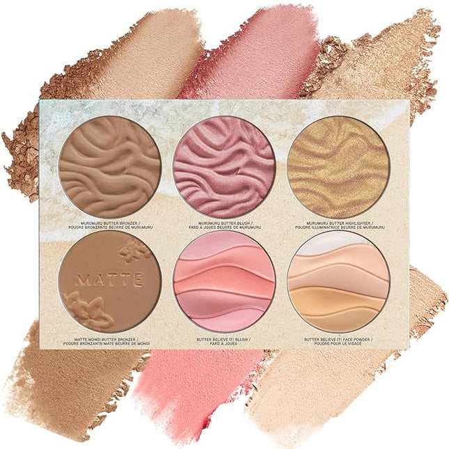 Physicians Formula Butter Palette, Nourishing Bronzer, Blush, Highlighter, and Moisturizing Face Powder Blend, Cruelty Free - Dream Team