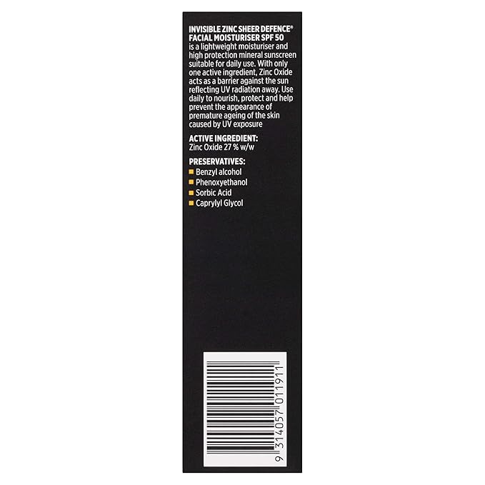 Sheer Defence Moisturizer SPF 50 - Daily Moisturizer With Sun Protection To Prevent Appearance Of Premature Aging Caused By Harmful UV Rays - 50g