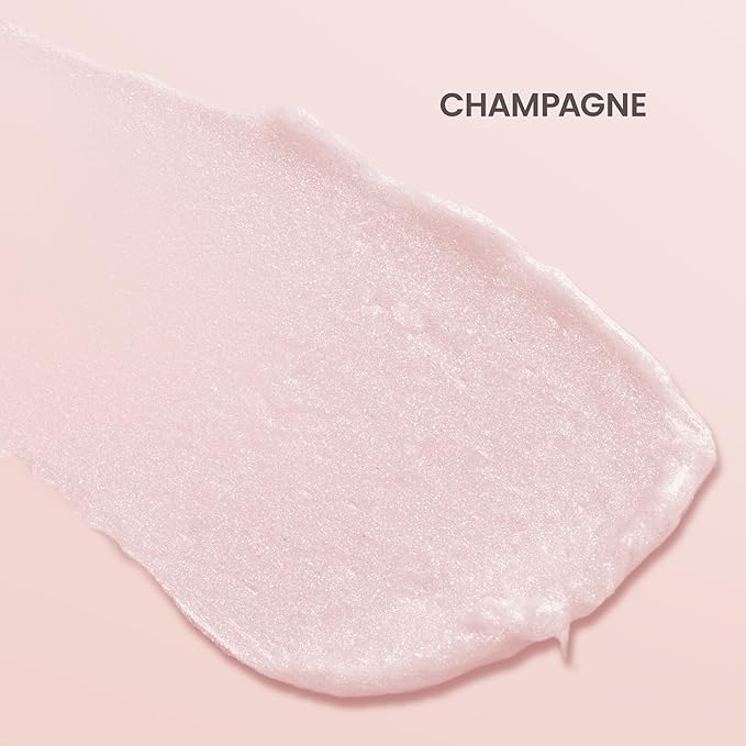 Burt's Bees Shimmer Lip Tint Set, Tinted Lip Balm Stick, Moisturizing for All Day Hydration with Natural Origin Glowy Pigmented Finish & Buildable Color, Champagne (4-Pack)