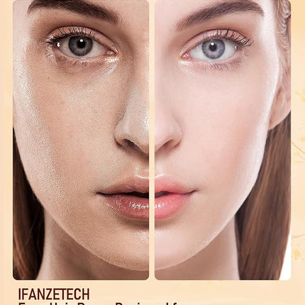 Eyebrow & Facial Hair Removal for Women: 2 in 1 Rechargeable Eyebrow Trimmer & Face Shaver, Painless Electric Facial Eye brow Razors Epilator with Built-in LED Light -Perfect for Face, Lips & Body