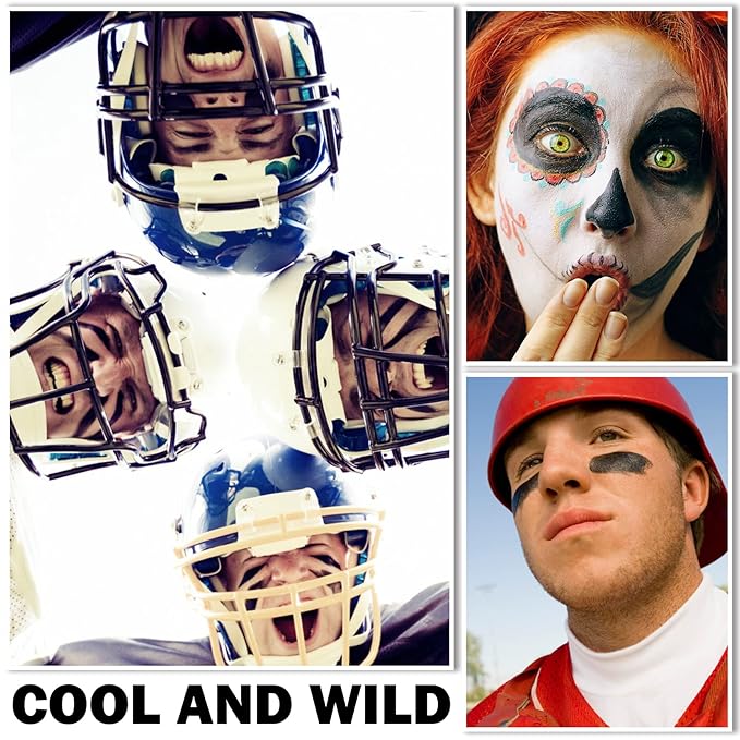 CAHIUYOA Eye Black Stick for Sports,Professional Eyeblack Sports Football Baseball Softball Eye Black Eye Shadows Face Body Paint Stick Makeup