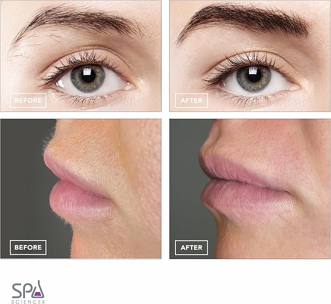 SPA Sciences AIVA: 2-in-1/Double Sided Facial Hair Remover & Eyebrow Trimmer USB Rechargeable with Built-in LED Lights