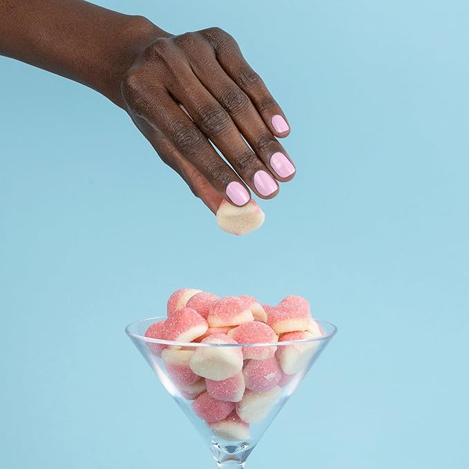 LONDONTOWN lakur Nail Polish - Chip-Resistant, Non-Toxic, Conditions & Hydrates Nails | Glossy Pastel Carnation Pink, Pink Palm, .40 fl oz