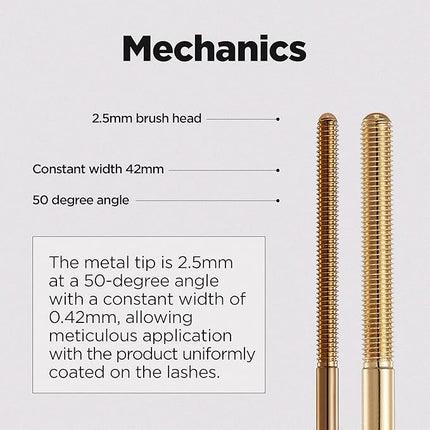 [K-Beauty] Neogen Dermalogy Extra Volume Curl Metal Mascara 0.20 oz | Lash Telescopic Lift Mascara Black Volume and Length Refillable (Volume, Brown)