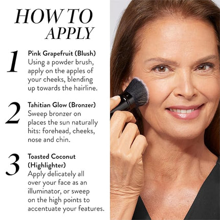 LAURA GELLER NEW YORK Geller's Greatest Lift-n-Glow Baked Trio Palette - Highlighter, Blush, Bronzer - All Skin Tones