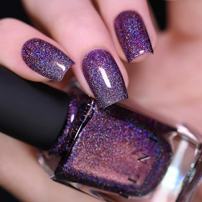 ILNP First Dance - Stunning Deep Plum Ultra Holo Nail Polish