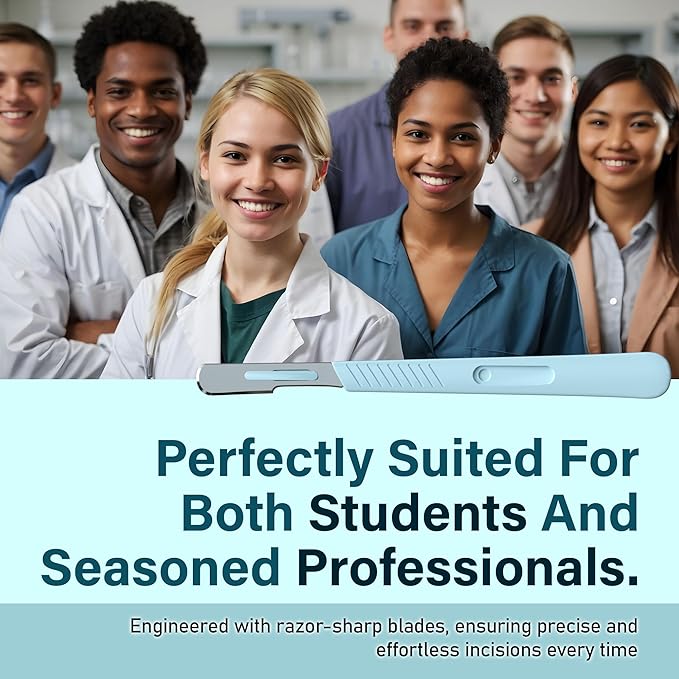 DermaTwist 10R Dermaplane Razor for Women Face – 20-Pack Sterile Disposable Dermaplane Scalpels Facial Razors for Women Face Dermaplaning Professional Face Shaver