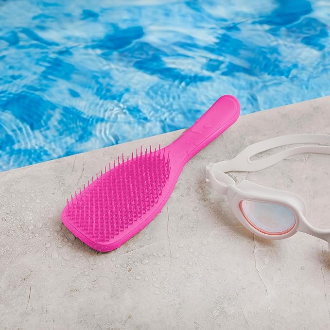 Tangle Teezer Ultimate Detangler Brush for Wet & Dry Hair, Eliminates Knots & Reduces Breakage for All Hair Types, Runway Pink