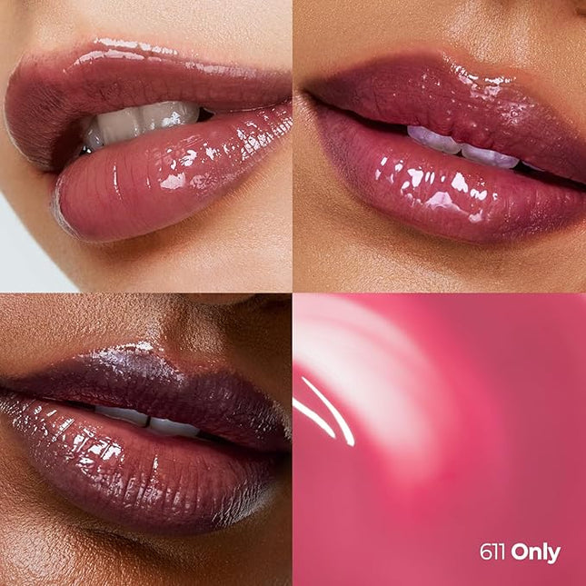 Laka Maxi Glayer Tint 3.8g/0.13oz, Glass Layer of Gloss, Ultra Glow & Vivid Layerable Pigments, High Shine Lip Oil, K-Beauty (#611 Only)