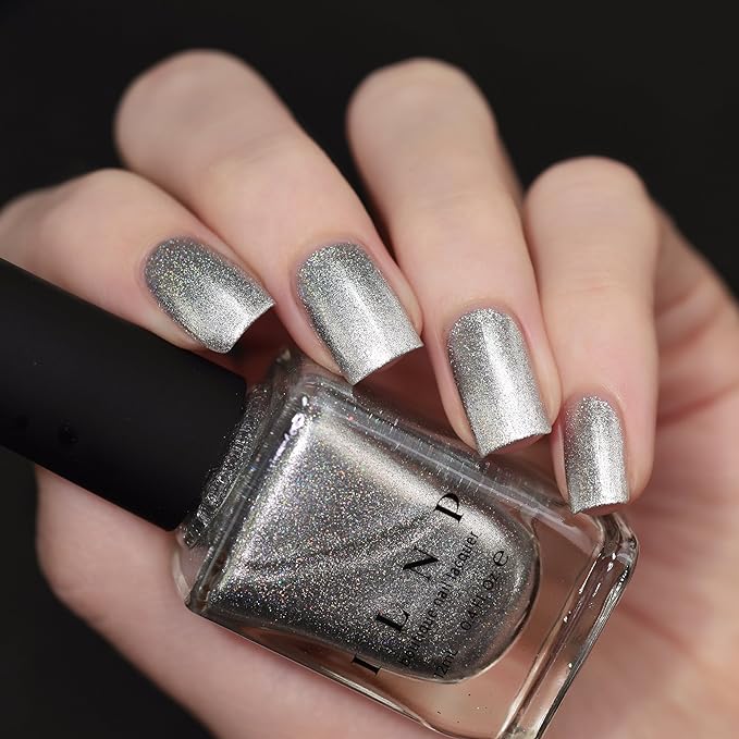 ILNP Avalanche - Pure Silver Holographic Nail Polish