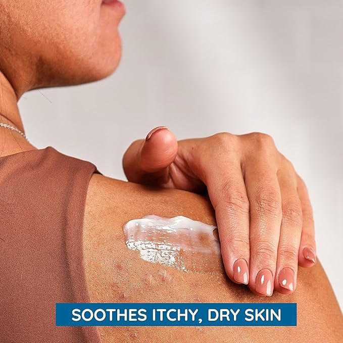 Aveeno Skin Relief Moisturizing Lotion Heals Very Dry, Sensitive Skin, Fast-Absorbing Body Lotion with Soothing Triple Oat & Shea Butter Formula, Fragrance Free, Non-Comedogenic, 18 fl. oz