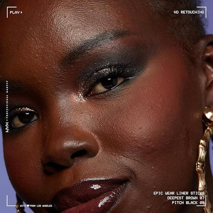 NYX PROFESSIONAL MAKEUP Epic Wear Liner Stick, Long-Lasting Eyeliner Pencil - Pitch Black