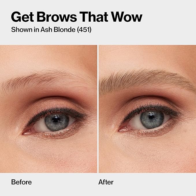 Revlon ColorStay Micro Eyebrow Pencil with Built In Spoolie Brush, Infused with Argan and Marula Oil, Waterproof, Smudgeproof, 451 Ash Blonde, 0.003 oz