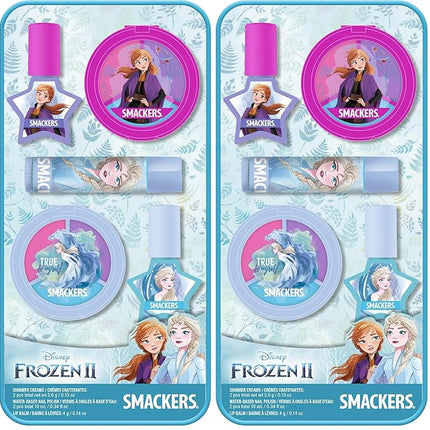 Lip Smacker Disney Frozen II Pouch Makeup Set And Bag For Girls (Pack of 2)
