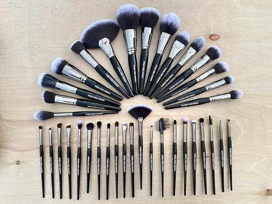 Professional, 36-Piece Makeup Brush Set with Case