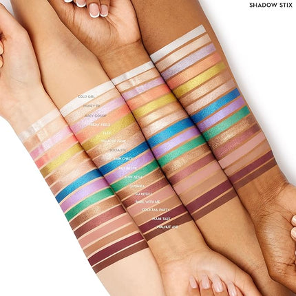 ColourPop Shadow Stix - Cream Eyeshadow Stick with Long-Lasting Color - Multi-Use Cream Makeup with a Built-In Sharpener & Precise Tip for Easy Application - Bare With Me (0.05 oz)