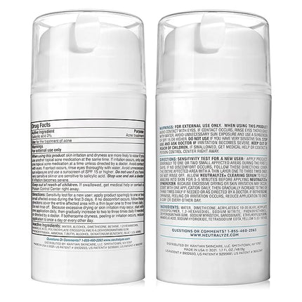 Neutralyze Moderate To Severe Acne Treatment Kit 2.0 (Clearing Serum & Synergyzer)