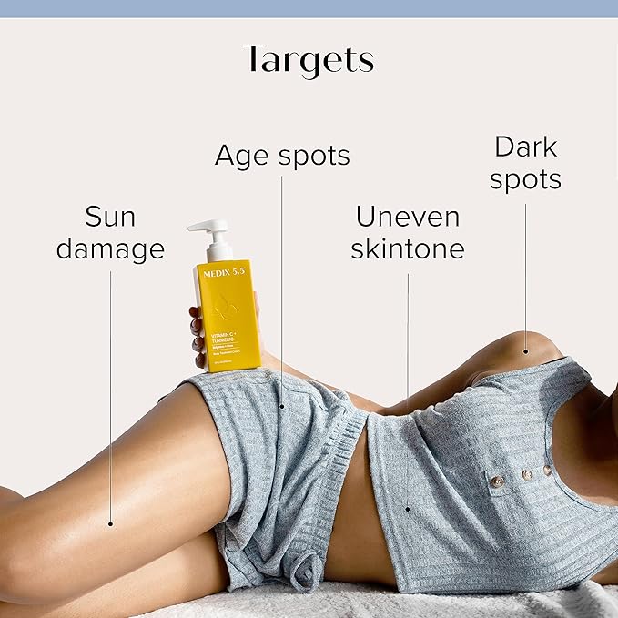 MEDIX Vitamin C Cream + Anti Aging Argan Oil Cream 2PC Skin Care Bundle | Moisturizer Body Cream & Face Lotion | Brightening Body Lotion For Women, Uneven Skin Tone, Wrinkles, & Sun Damaged Skin, 2PC