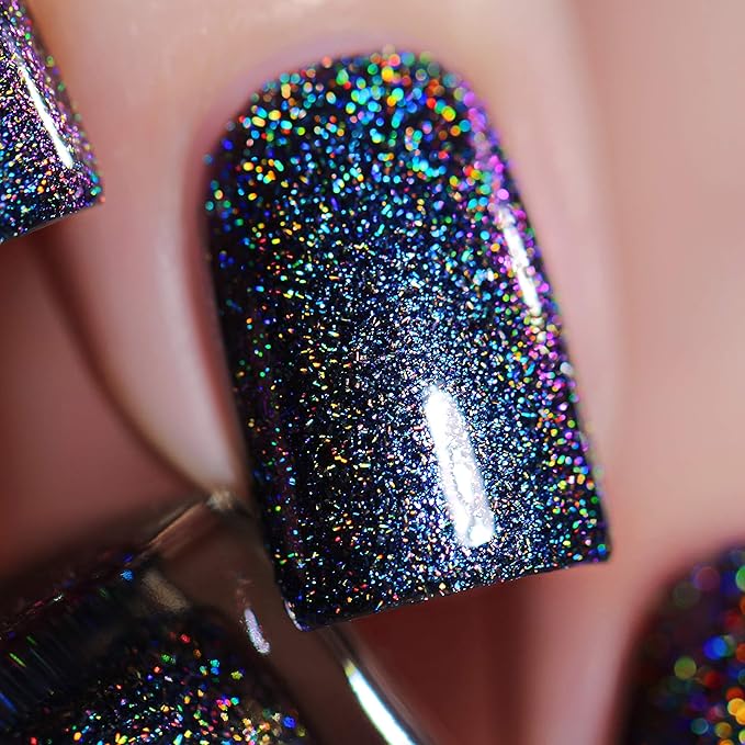 ILNP Night Drive - Blue to Purple Color Kissed Ultra Holographic Nail Polish