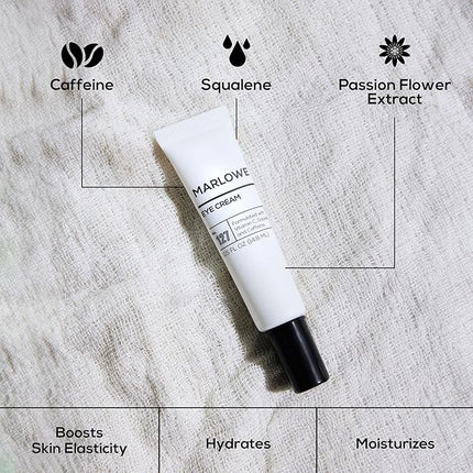 MARLOWE. Mens Skin Care Set, No. 204 Daily Essential Face Kit, No. 121 Facial Cleanser, No. 123 Facial Moisturizer, No. 127 Eye Cream, No. 128 Daily Face Lotion with SPF 50, Great Gift for Men