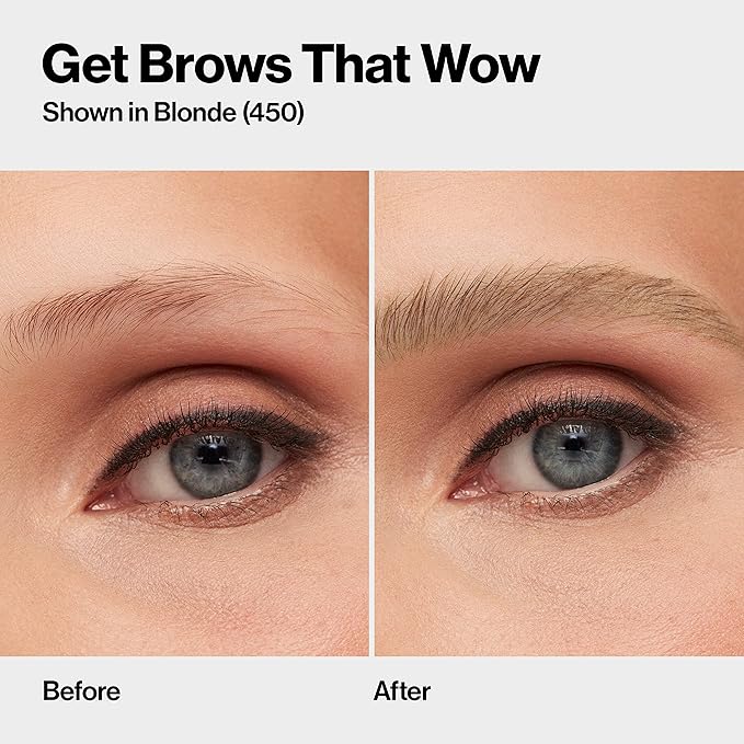 Revlon ColorStay Micro Eyebrow Pencil with Built In Spoolie Brush, Infused with Argan and Marula Oil, Waterproof, Smudgeproof, 450 Blonde, 0.003 oz