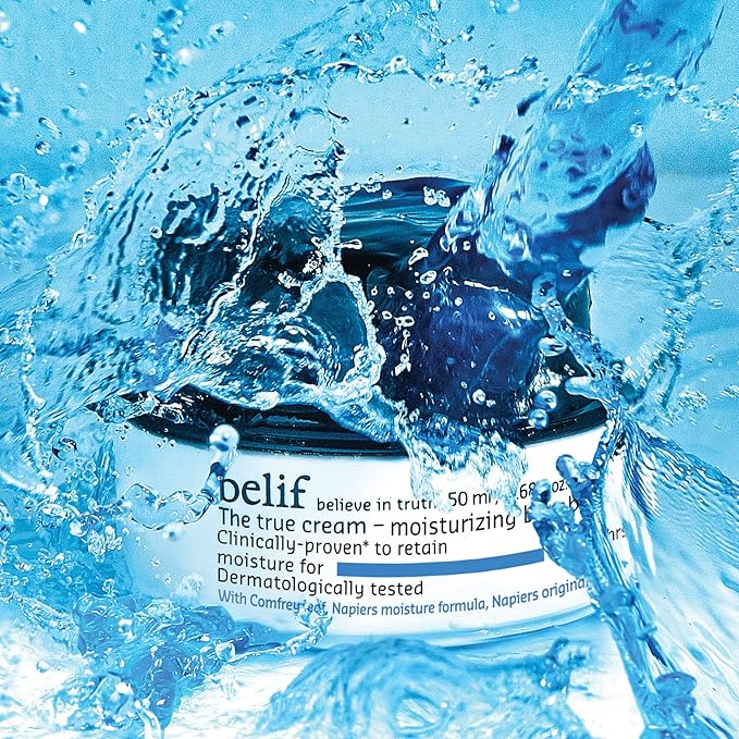 belif The True Cream Moisturizing Bomb with Oak Husk and Vitamin B | Moisturizer | Good for Dry Skin, Dryness Dullness, and Uneven Texture |For Normal, Dry Skin Types