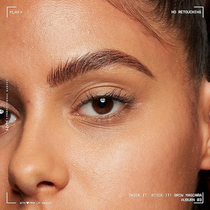 NYX PROFESSIONAL MAKEUP Thick It Stick It Thickening Brow Mascara, Eyebrow Gel - Auburn