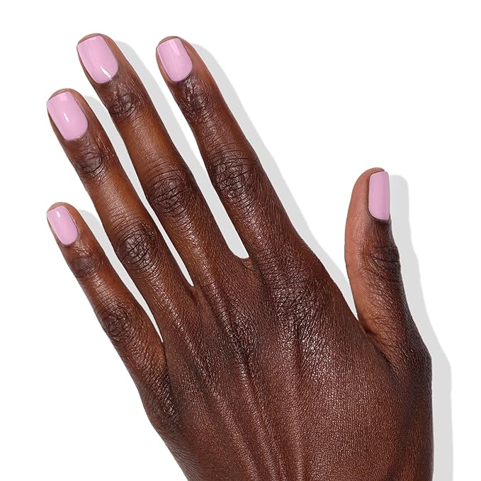 LONDONTOWN lakur Nail Polish - Chip-Resistant, Non-Toxic, Conditions & Hydrates Nails | Glossy Pastel Carnation Pink, Pink Palm, .40 fl oz