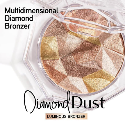 Physicians Formula Mineral Wear Diamond Dust, Vitamin E Mineral Weightless Powder and Serum Hybrid, Warm Radiant Finish, Vegan, Talc-Free, Cruelty-Free - Luminous Bronzer