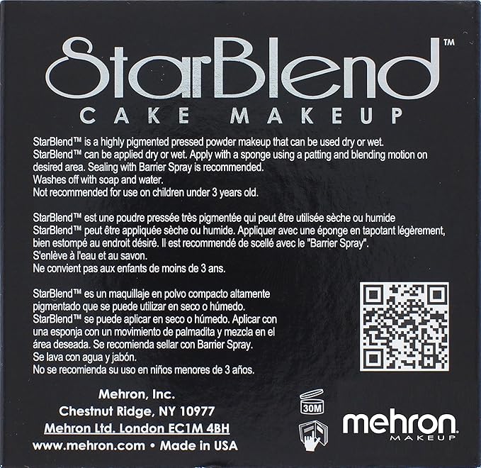 Mehron Makeup StarBlend Cake (2 oz) (Warm Honey)